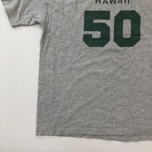 University Of Hawaii Shirt Adult XL Gray Short Sleeve Stretch Shirt Size XL Men - Picture 9 of 13
